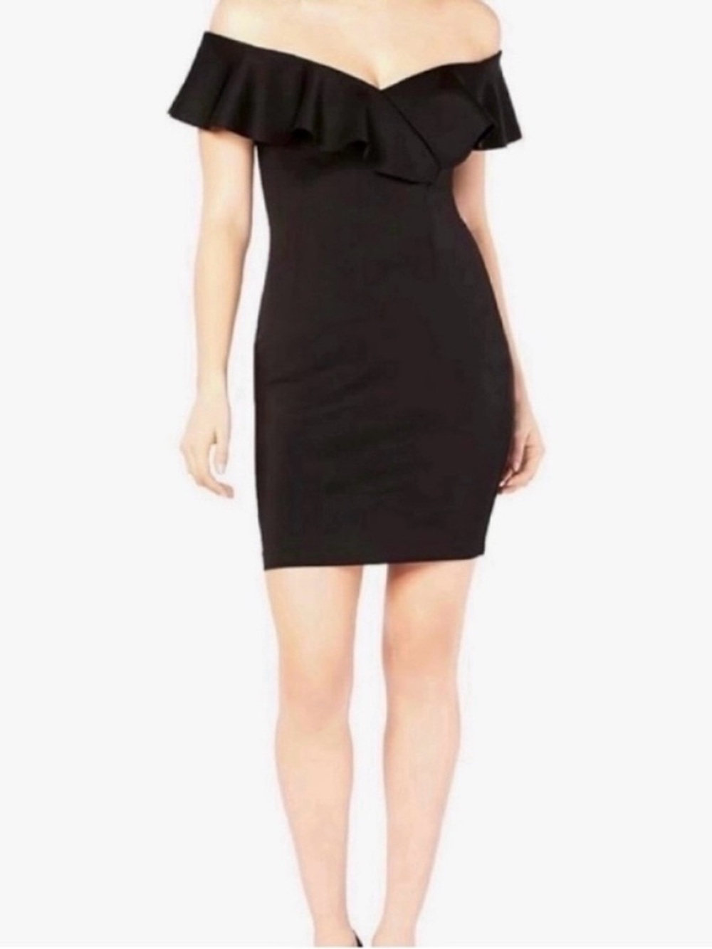 ❤️ NWT! GUESS Black Off the Shoulder Shaye Dress - Size XL